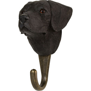 Hand Carved Labrador Retriever Hook