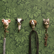 Load image into Gallery viewer, Hand Carved Pig Hook